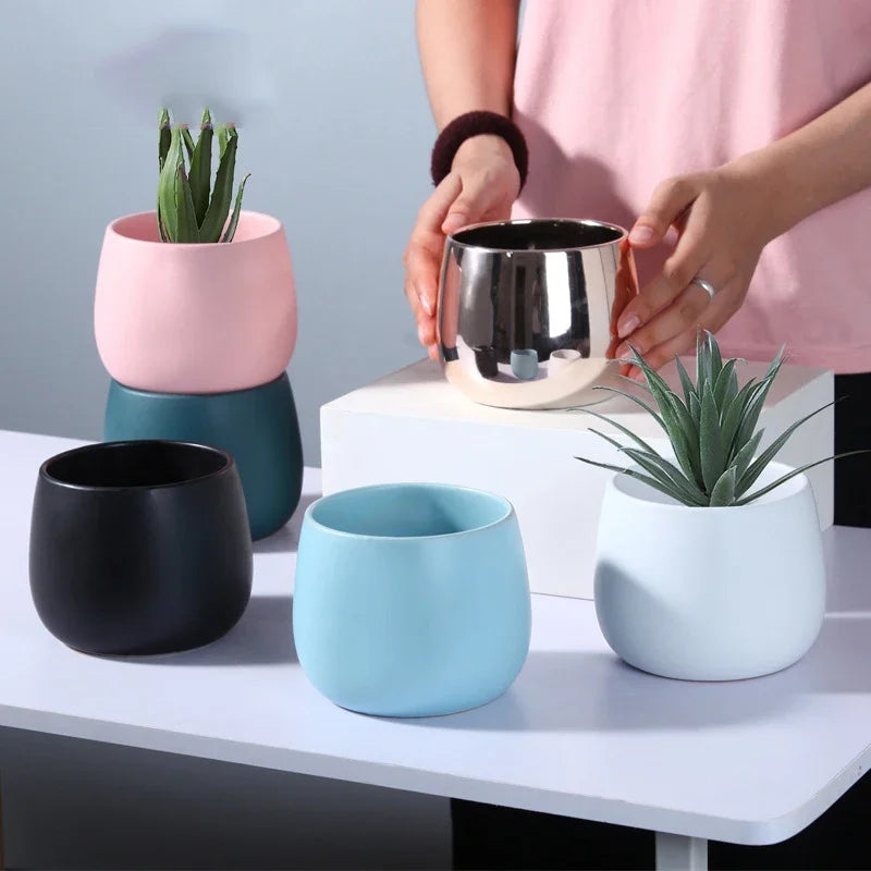 Pot en Céramique Nordic – Finition Mate
