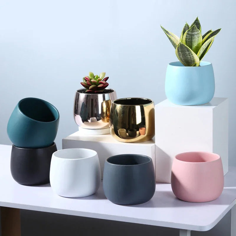 Pot en Céramique Nordic – Finition Mate